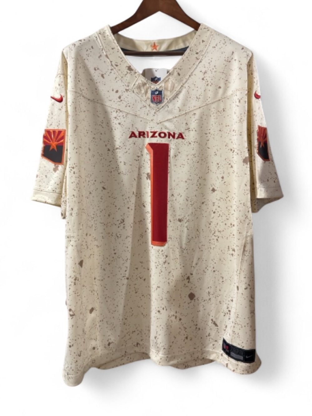 Nike Dri-FIT Authentic NFL Arizona Cardinals Murray #1 On-Field Jersey Size XXL